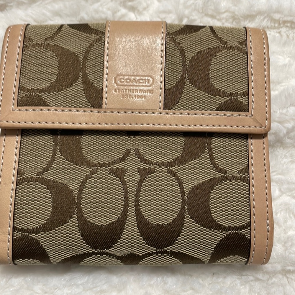 Coach square wallet
